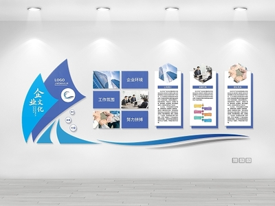 企业文化墙设计与网站建设 融合品牌内涵与数字体验
